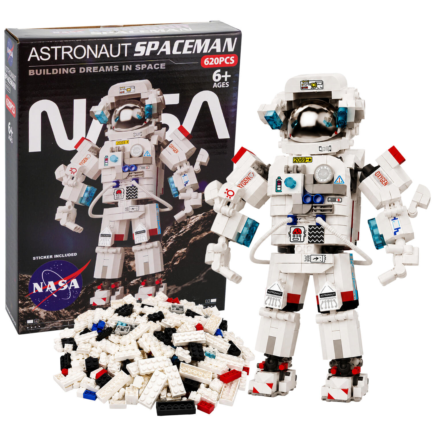 Astronauta NASA para armar de 620 piezas